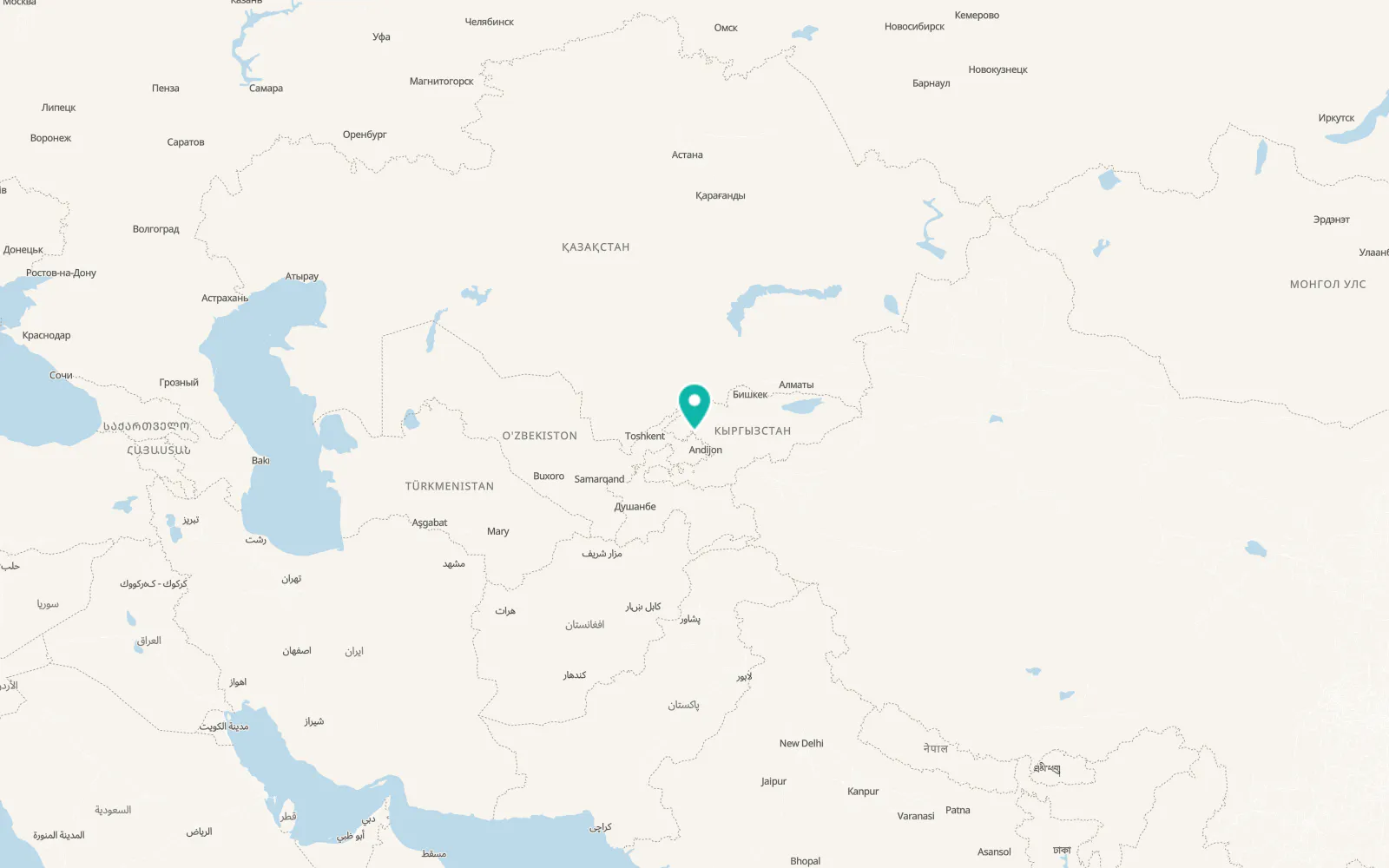 Map of Hazratishoh