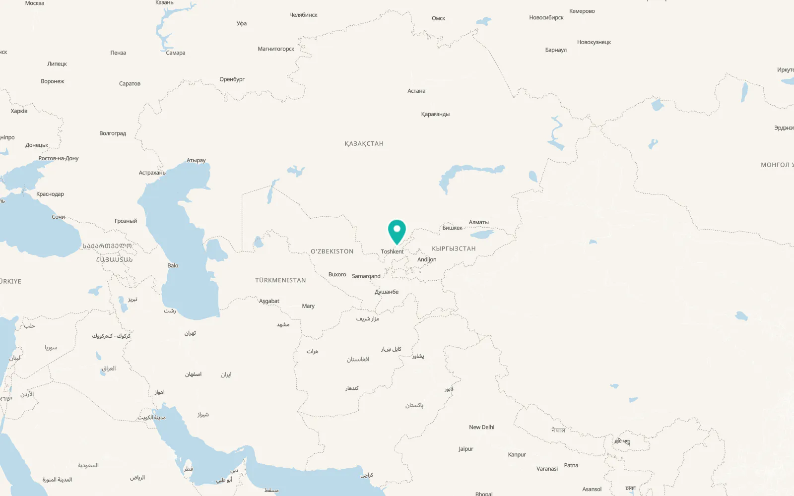 Map of Iskandar