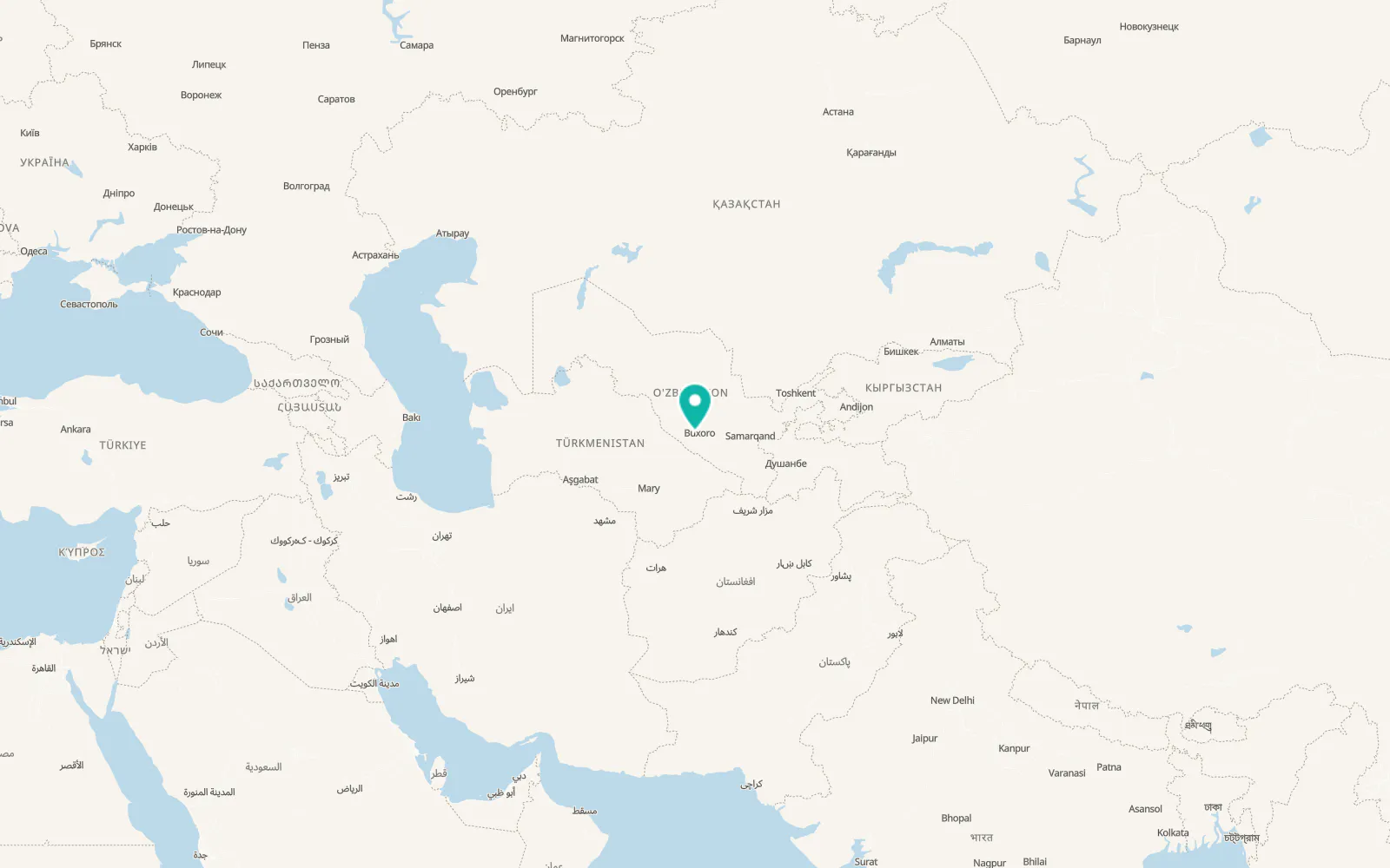 Map of Jondor Shaharchasi