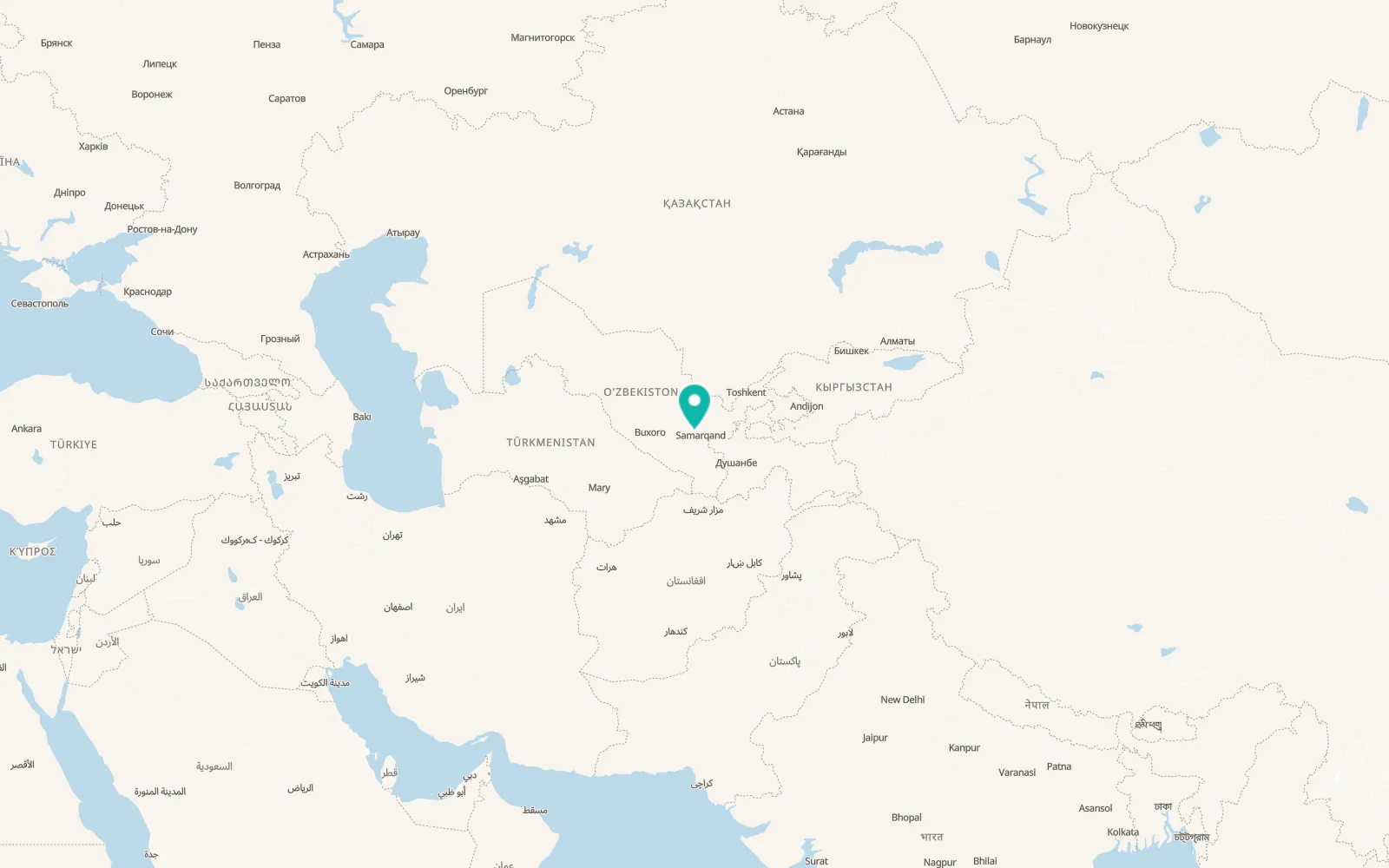 Map of Juma Shahri