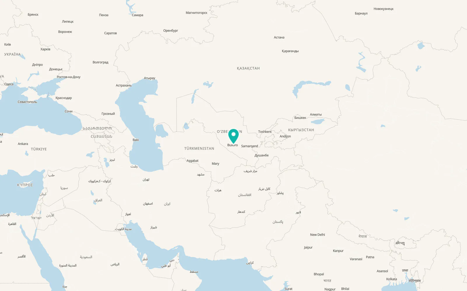 Map of Kogon Shahri