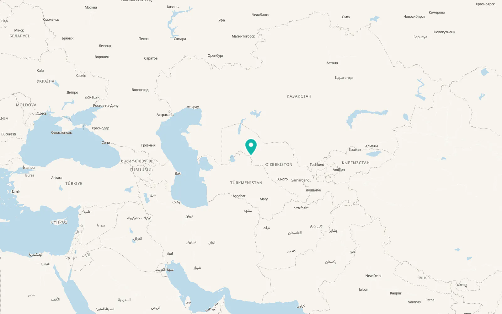 Map of Manghit