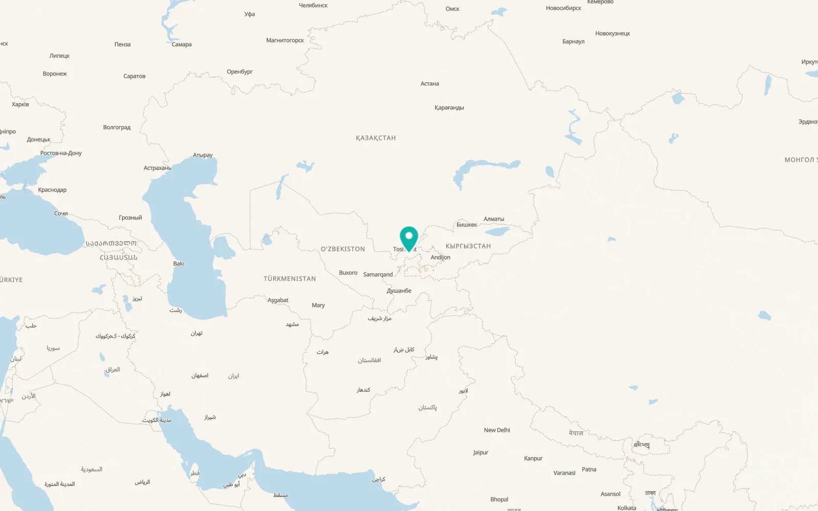 Map of Ohangaron