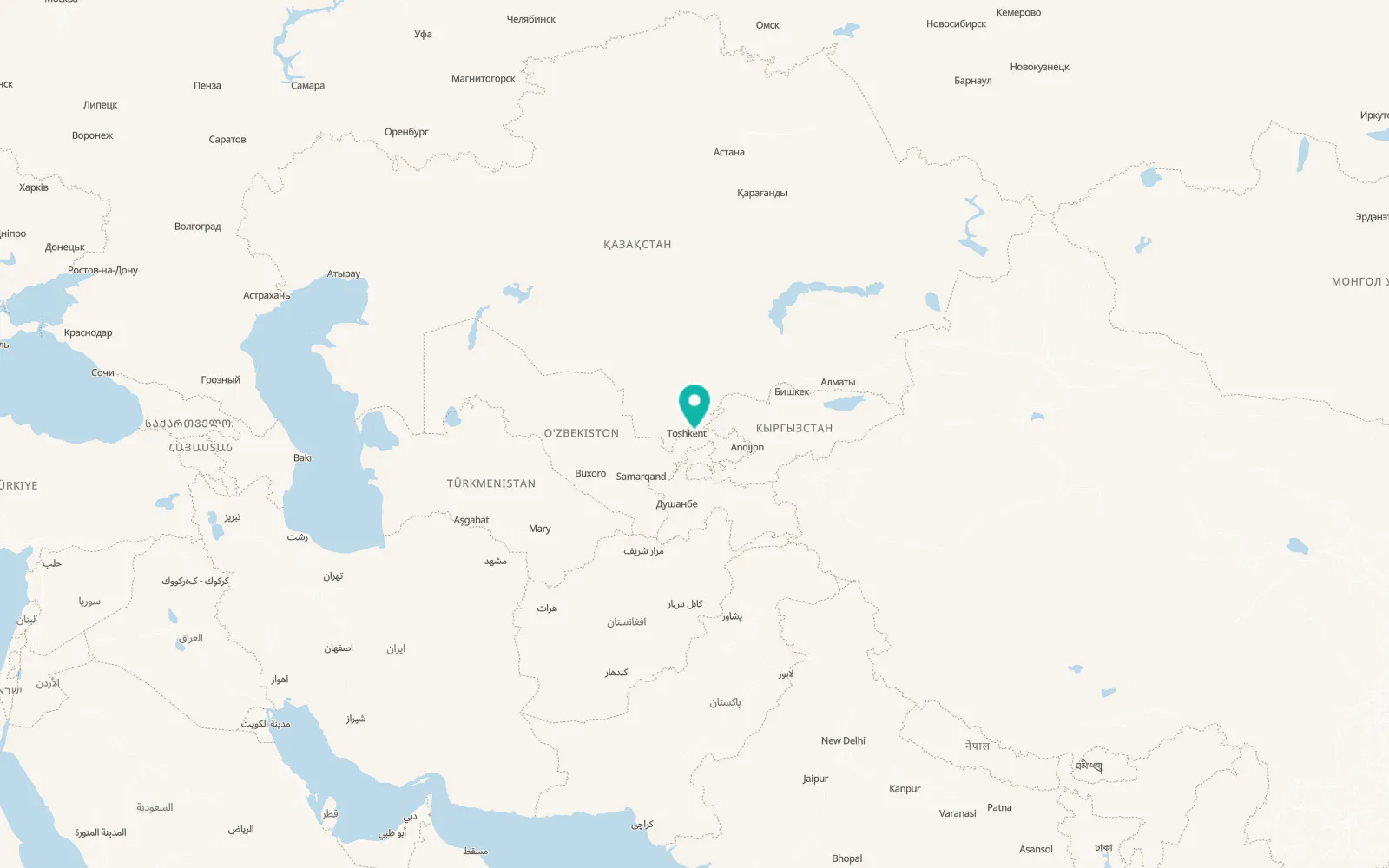 Map of Parkent