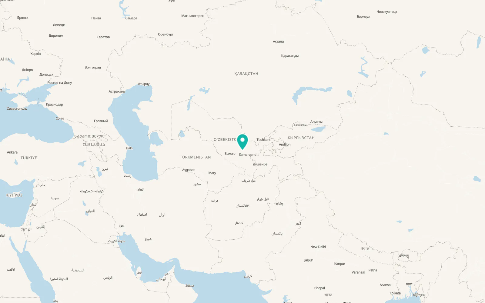 Map of Payshamba Shahri