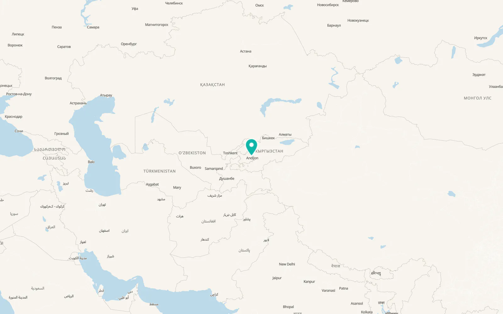 Map of Poytug‘
