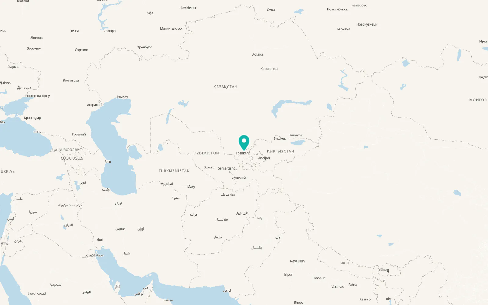 Map of Qibray