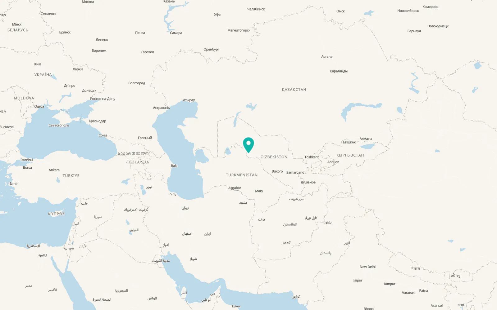 Map of Qo’shko’pir