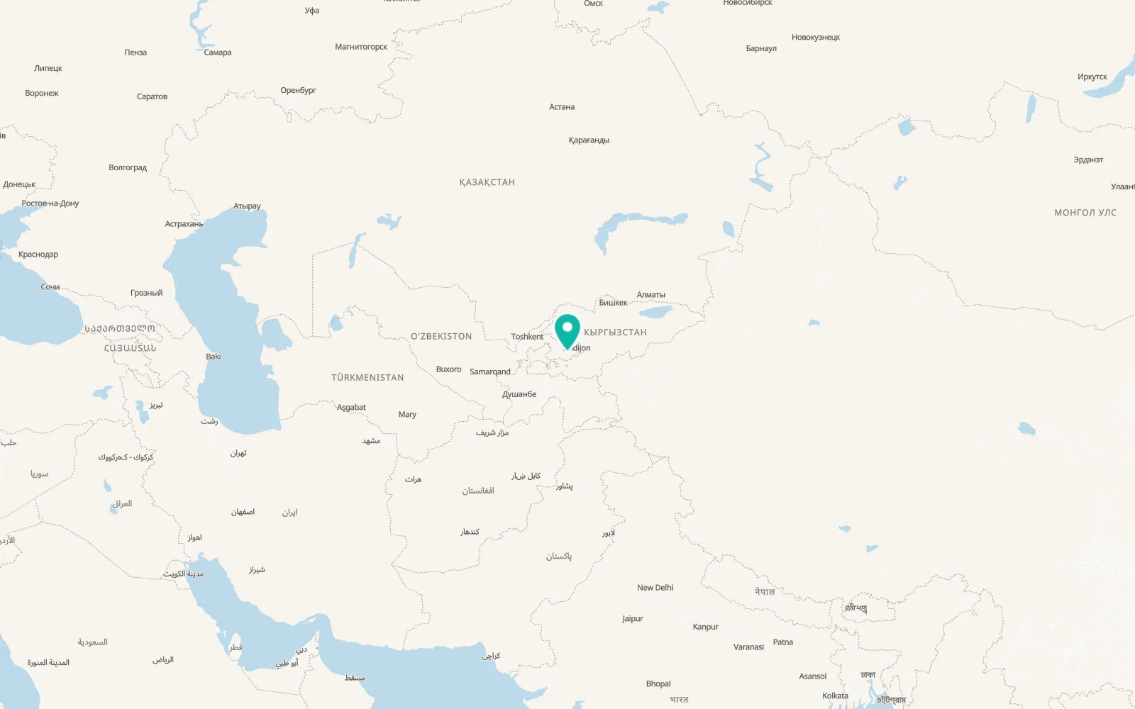 Map of Toshloq