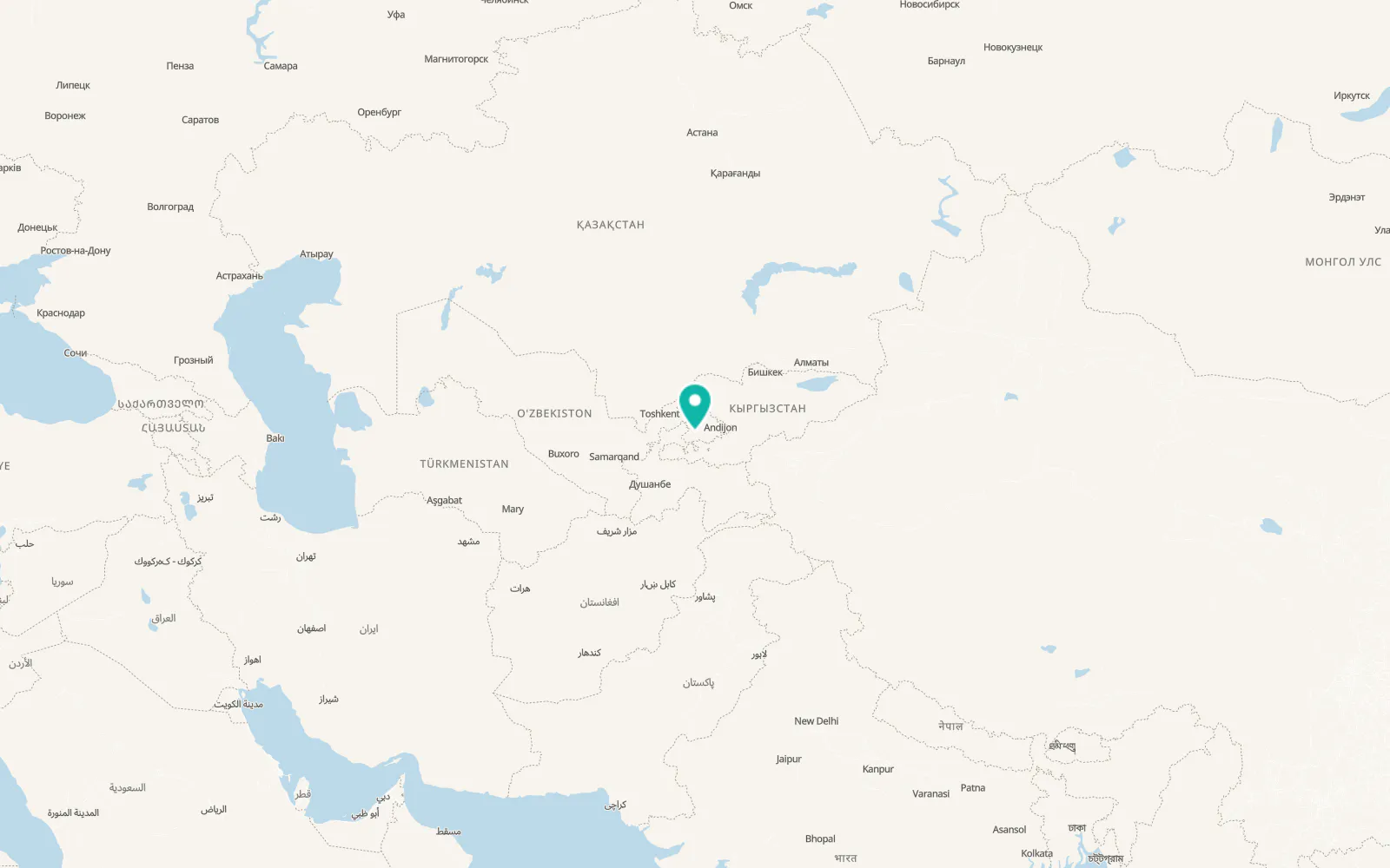 Map of Uchko‘prik