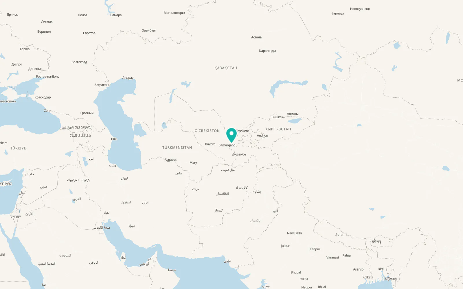 Map of Usmat Shaharchasi
