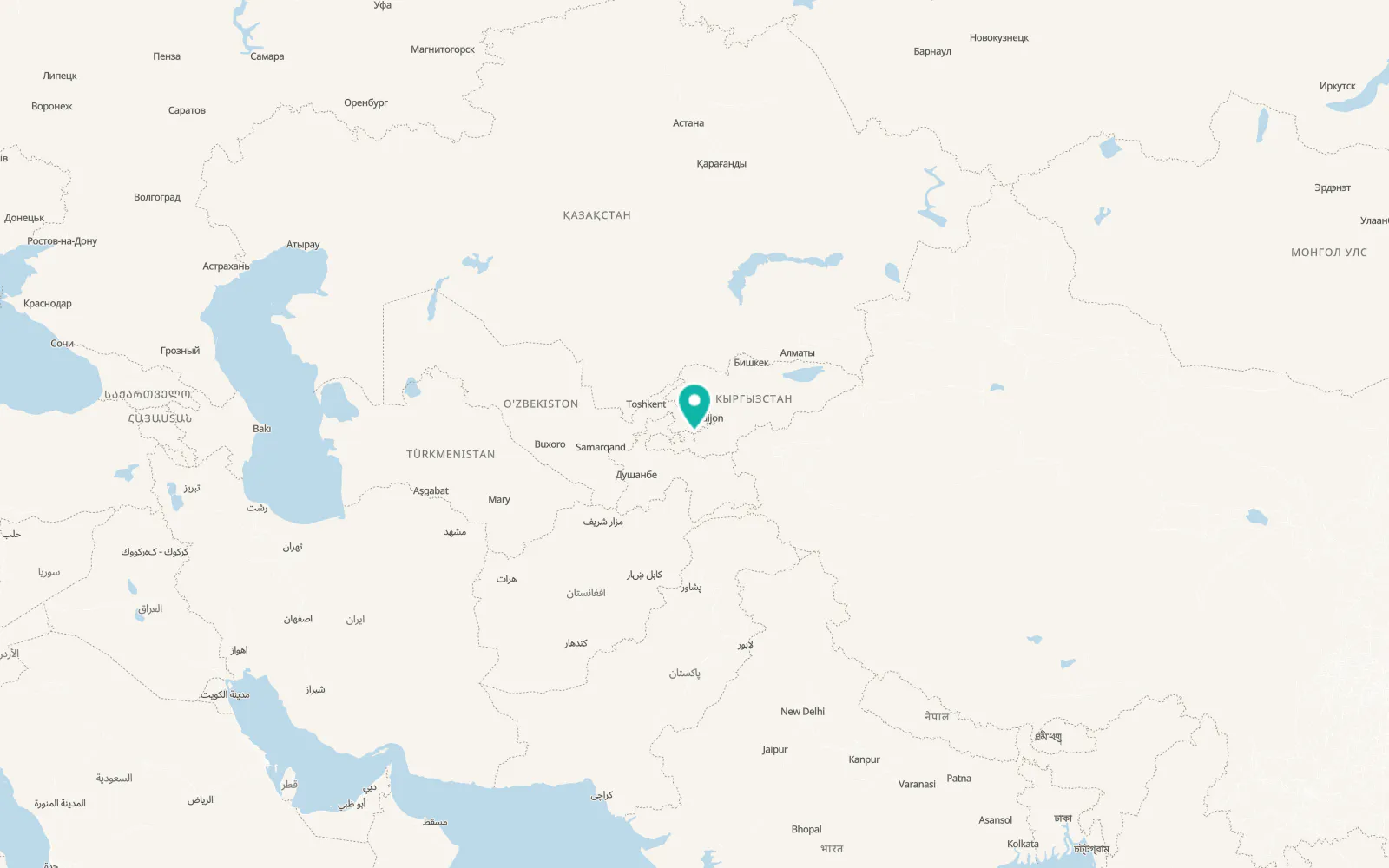 Map of Vodil