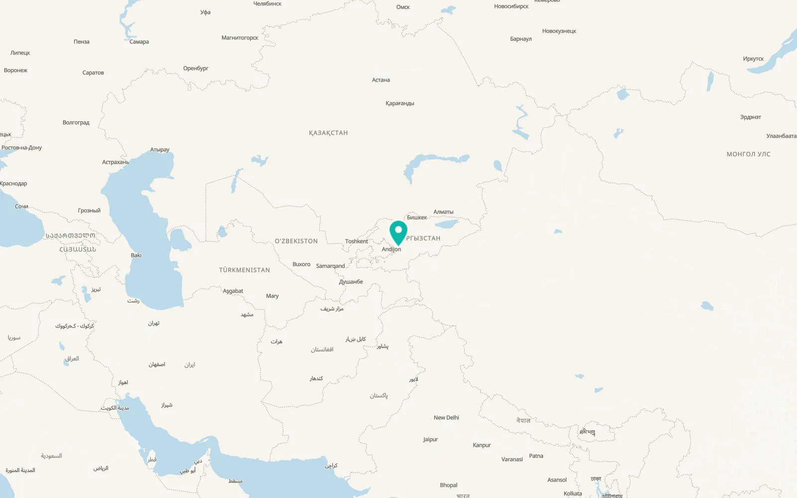 Map of Xonobod
