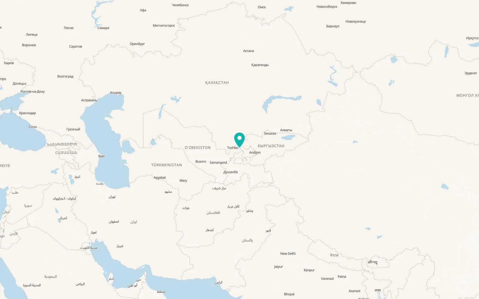 Map of Yangiobod