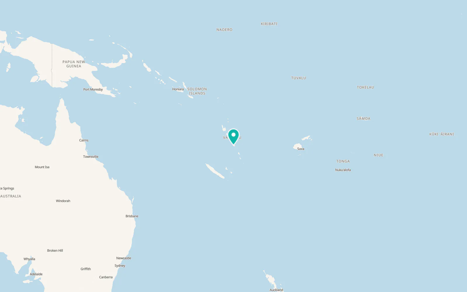 Map of Port-Vila
