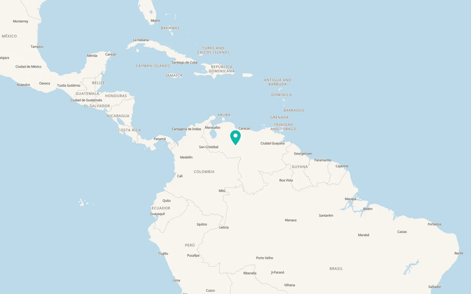 Map of Achaguas