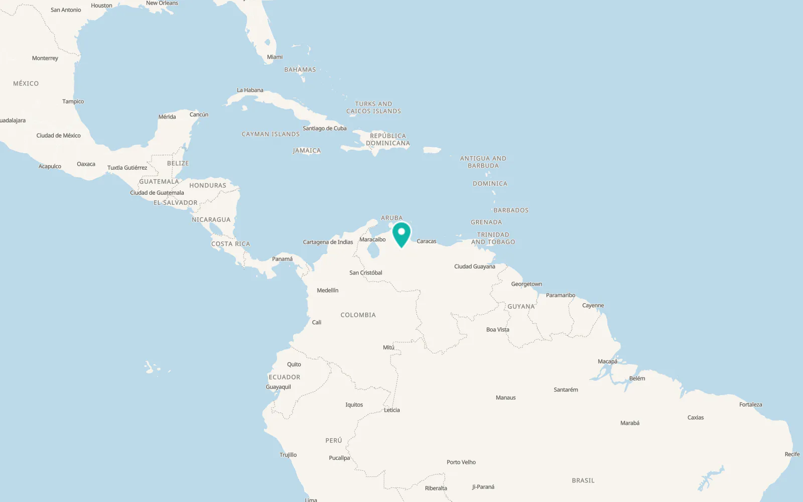 Map of Agua Blanca