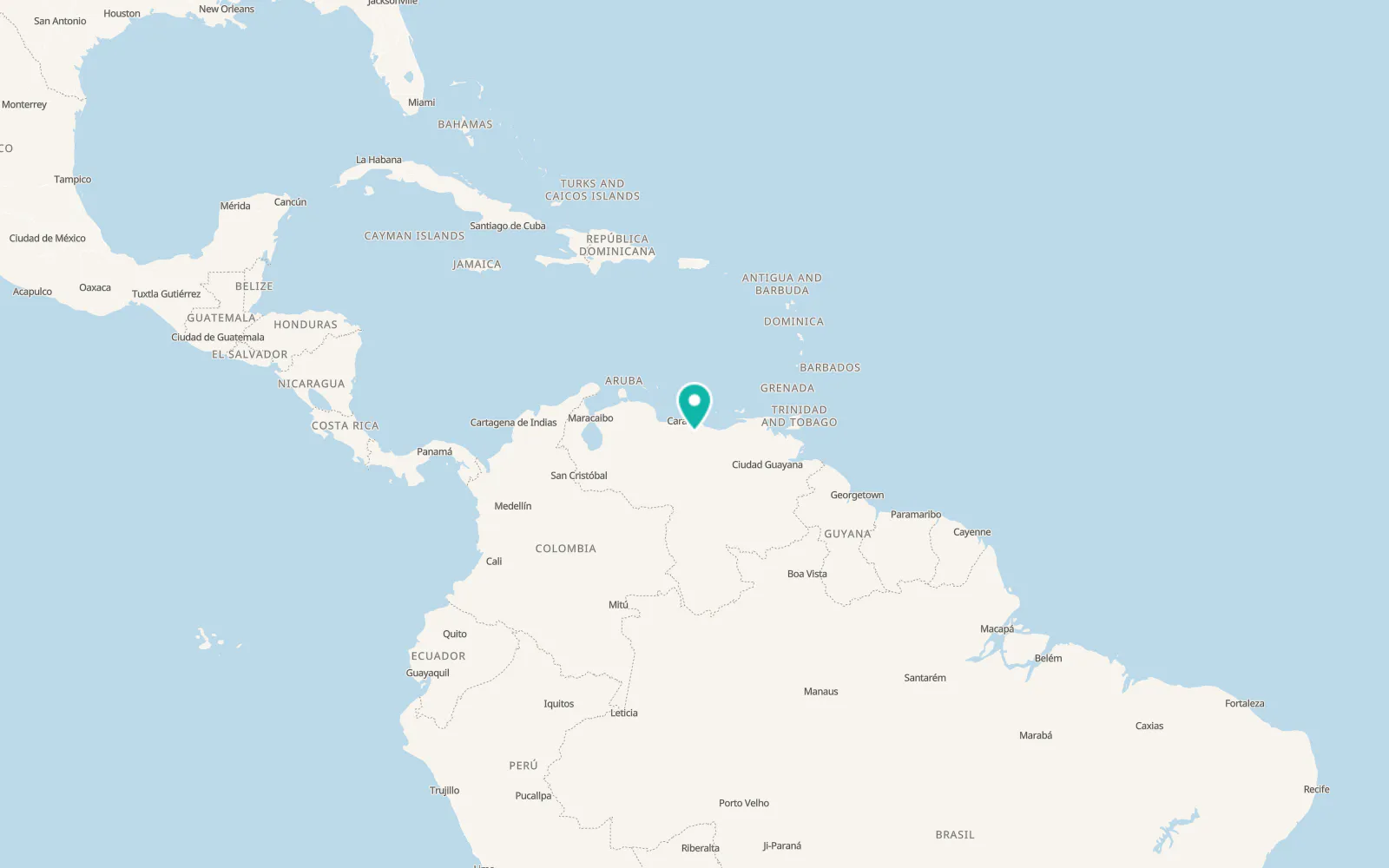 Map of Altagracia de Orituco
