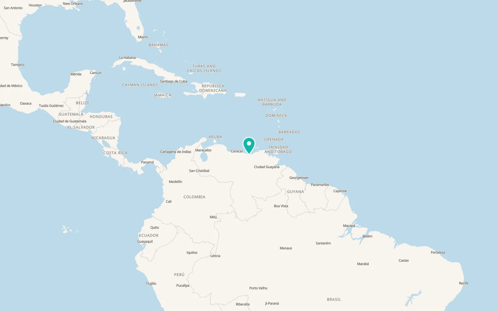 Map of Aragüita