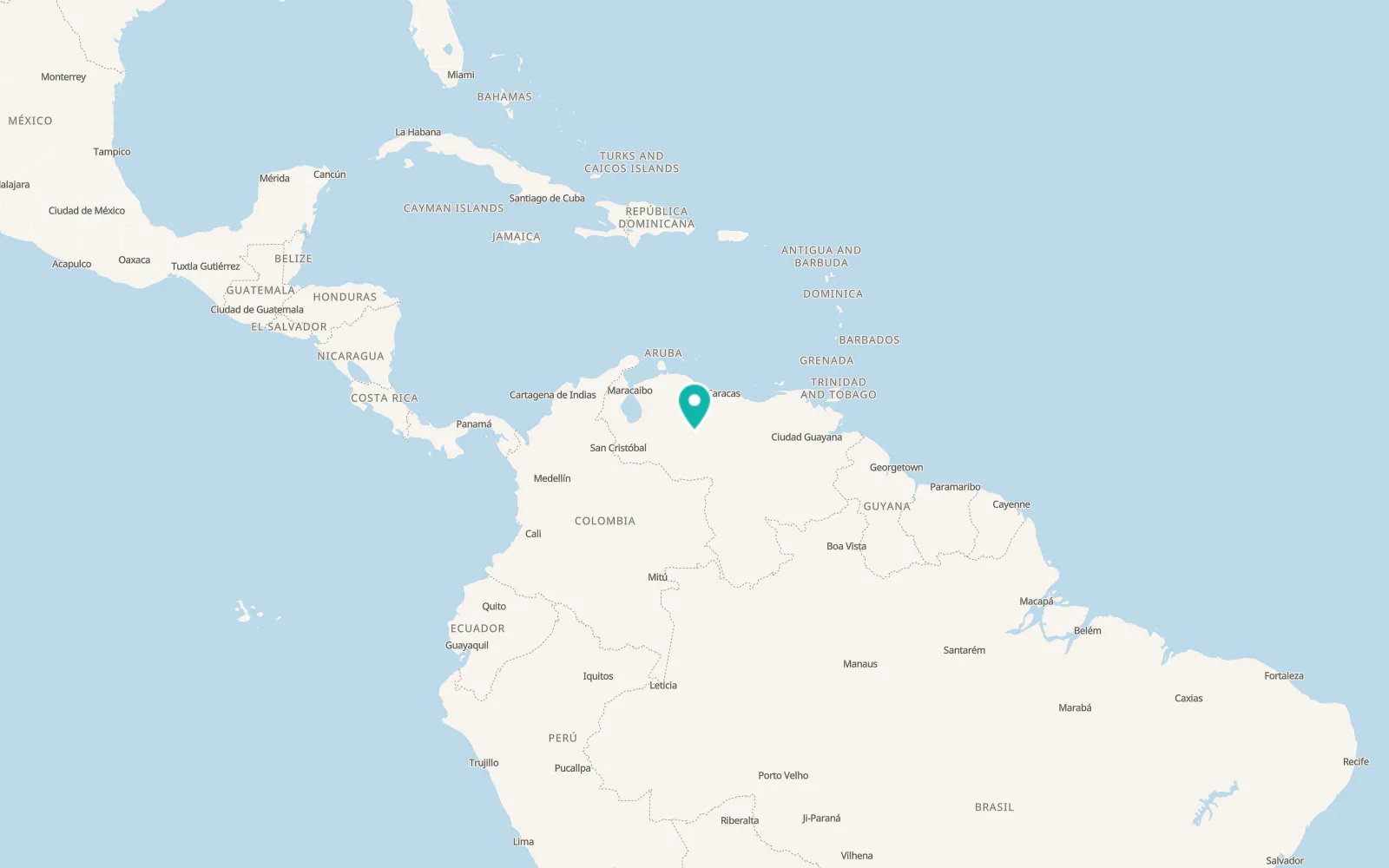 Map of Arismendi