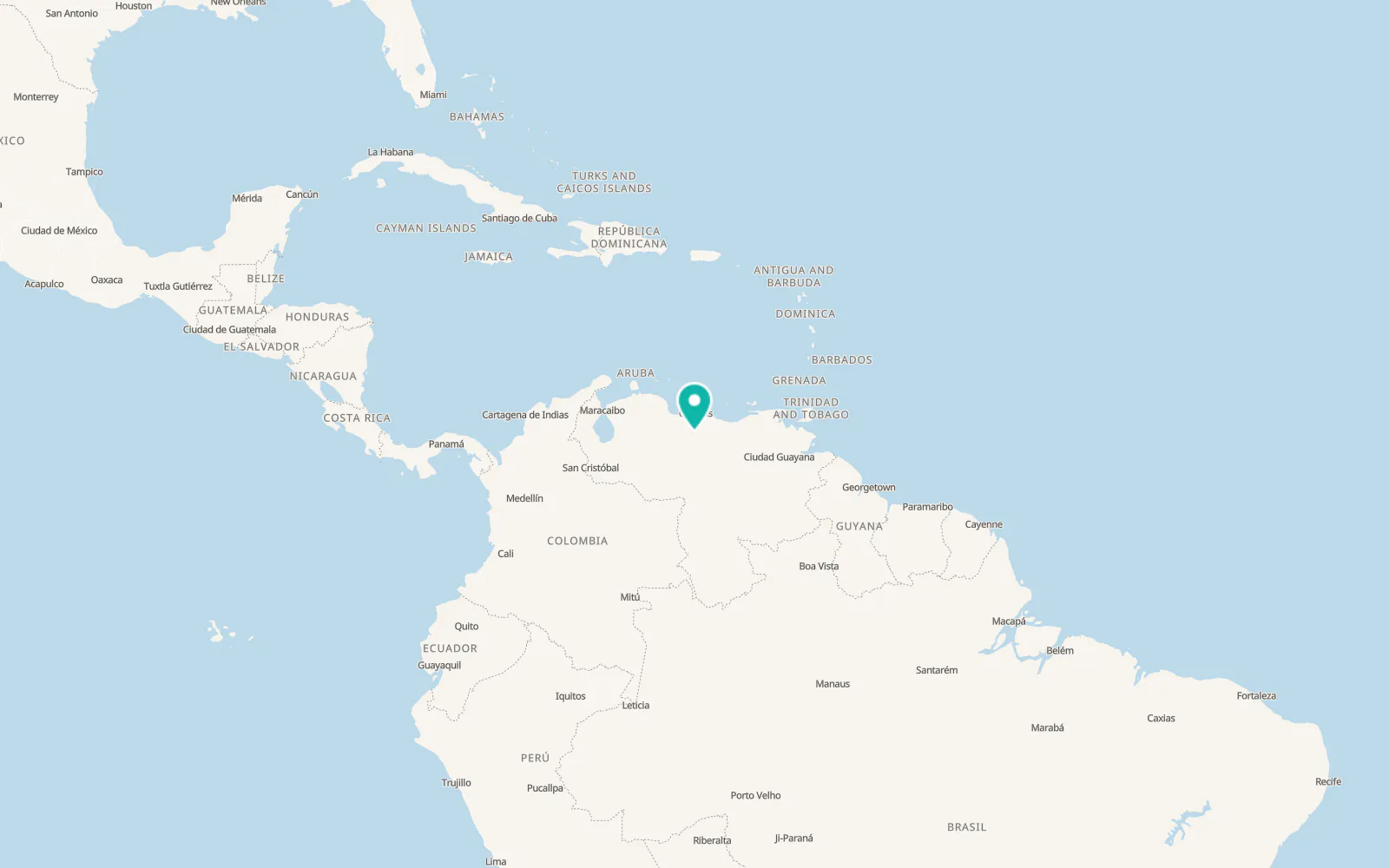 Map of Barbacoas