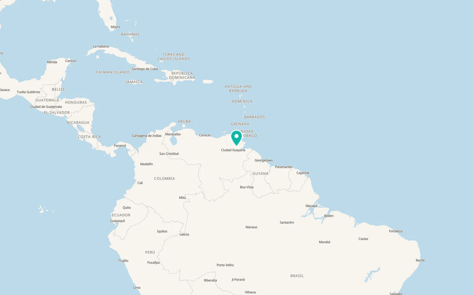 Map of Barrancas