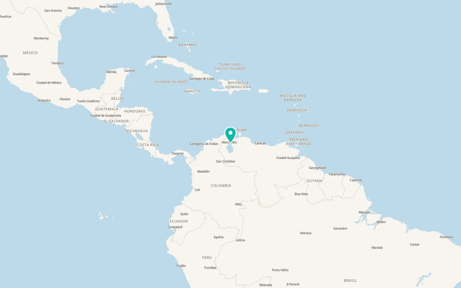 Map of Cabimas