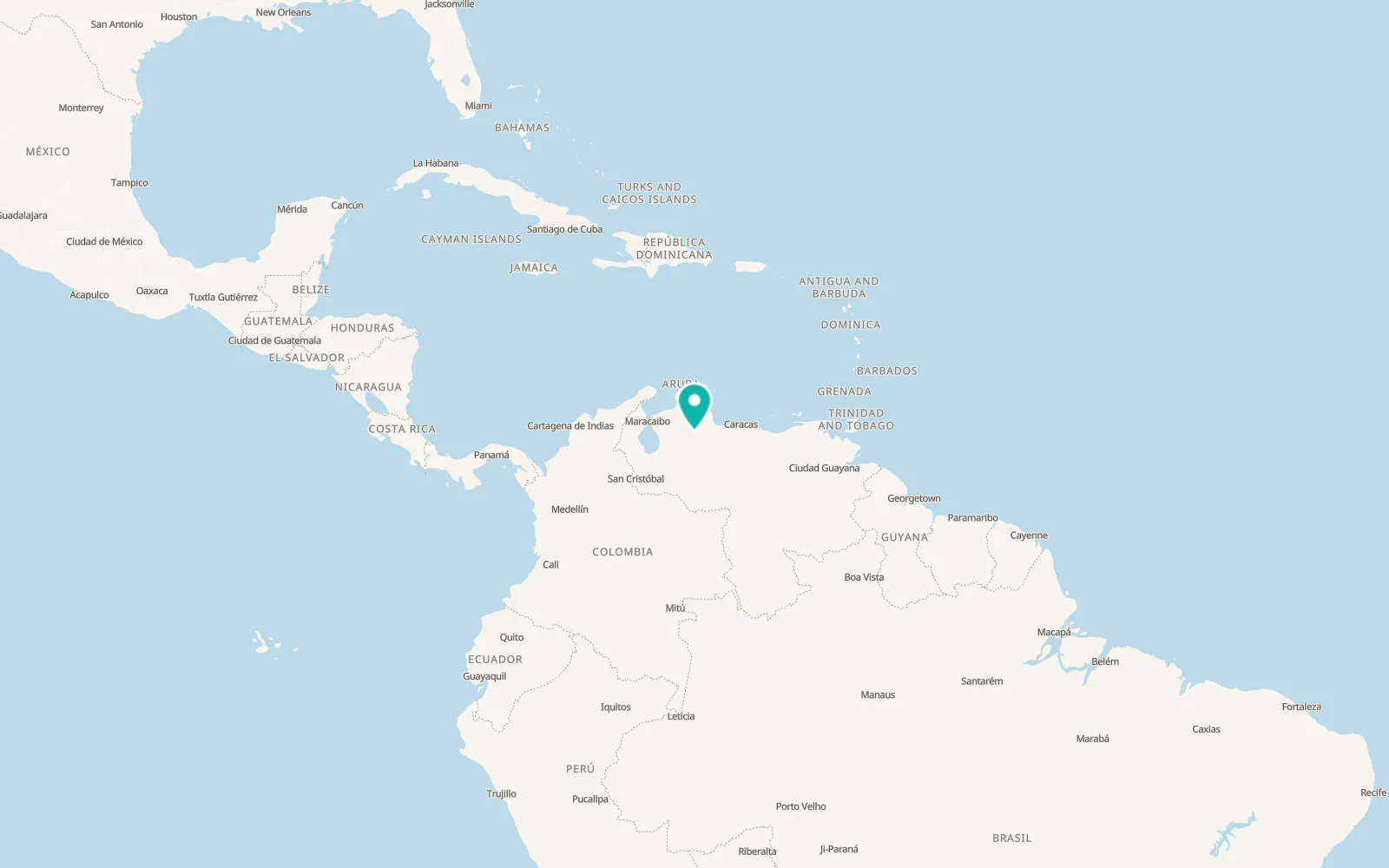 Map of Cabudare