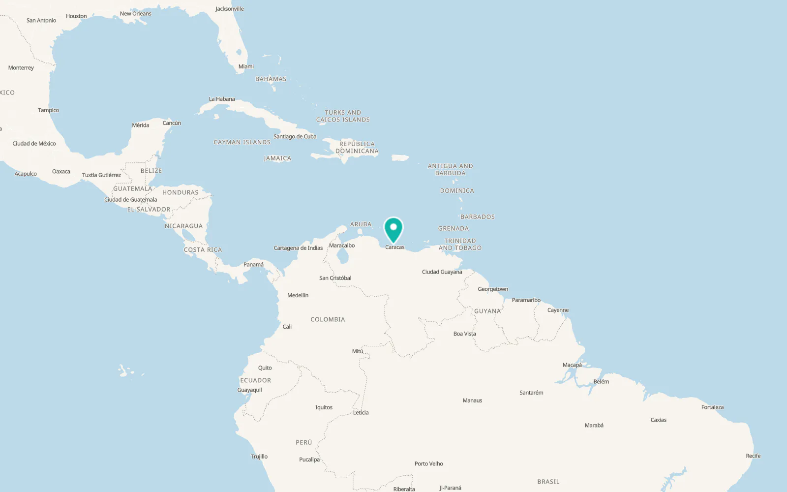 Map of Catia La Mar