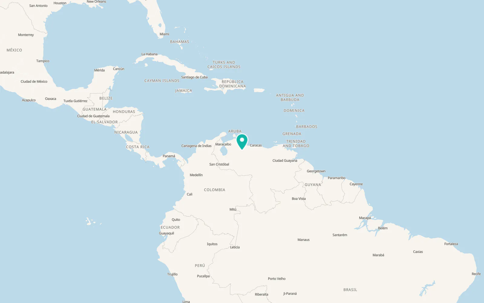 Map of Cojedes