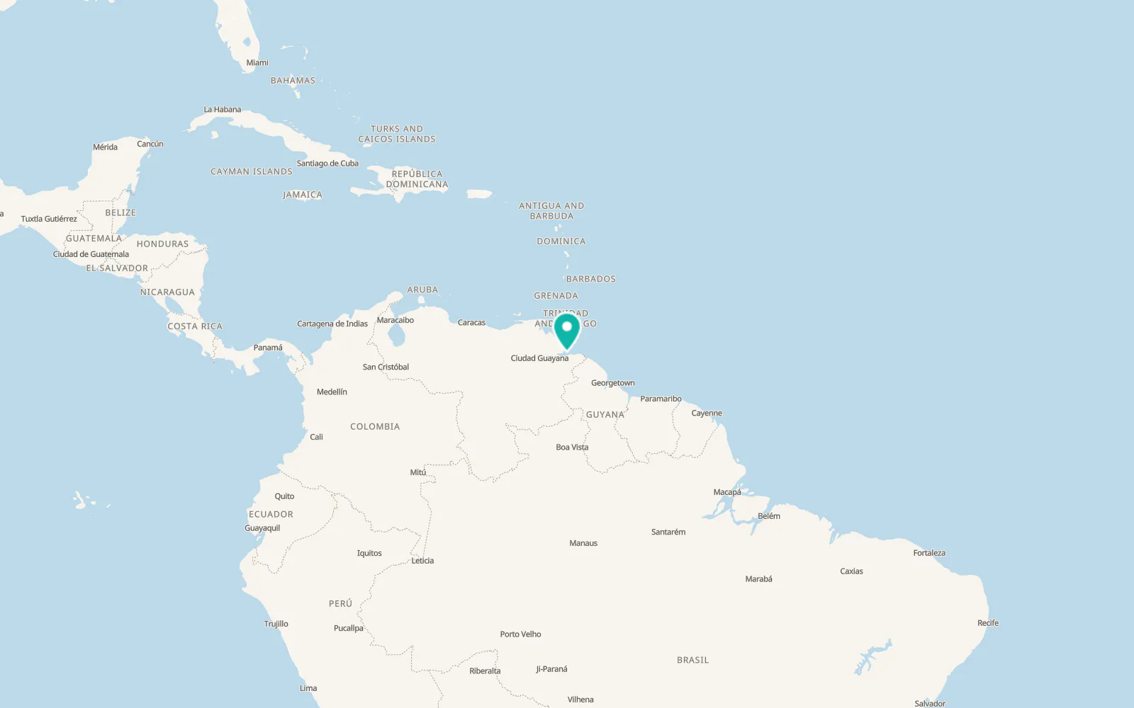Map of Curiapo