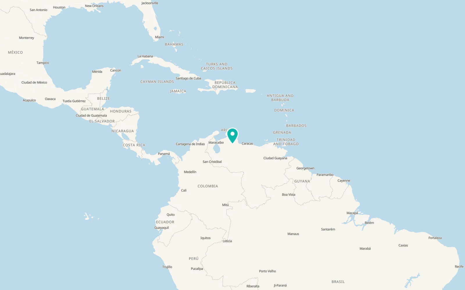 Map of Duaca