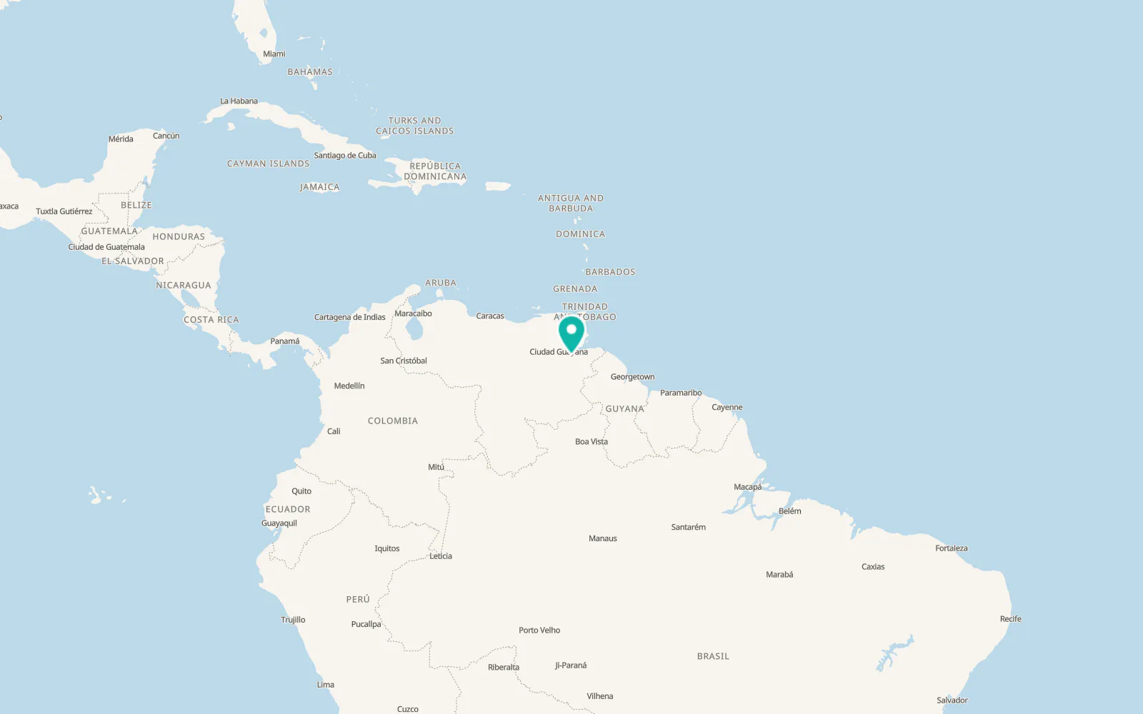 Map of El Palmar