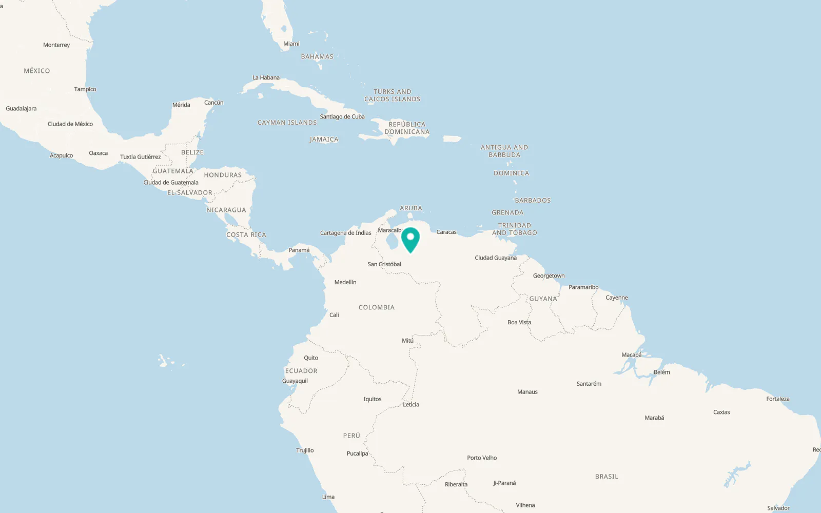 Map of El Real