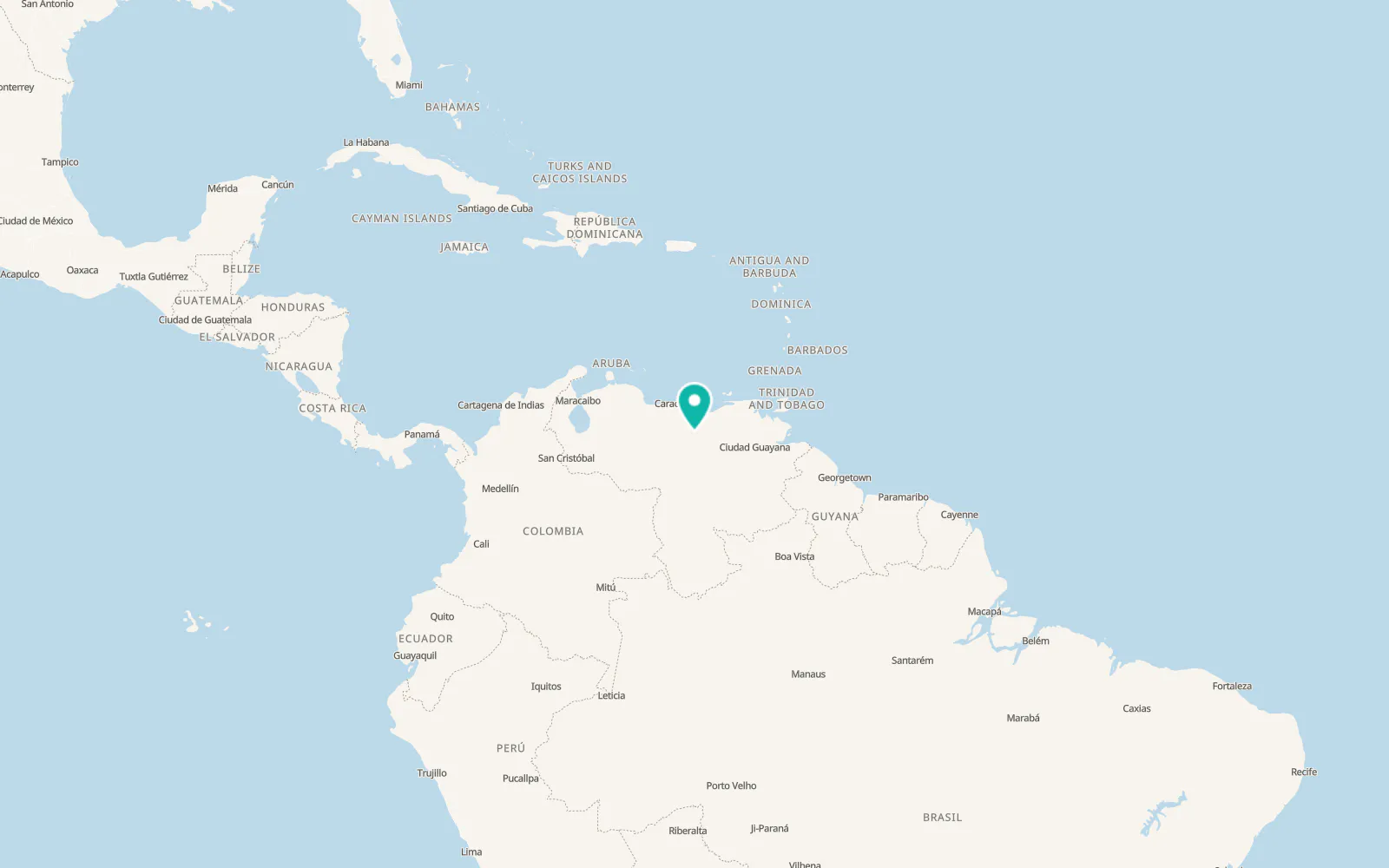 Map of El Socorro