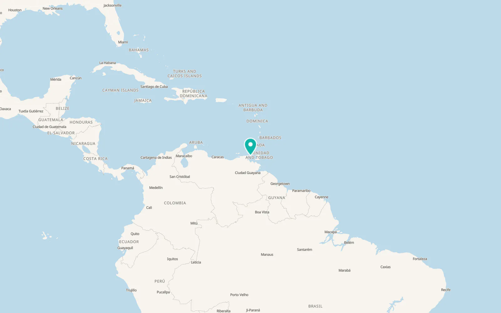 Map of Güiria