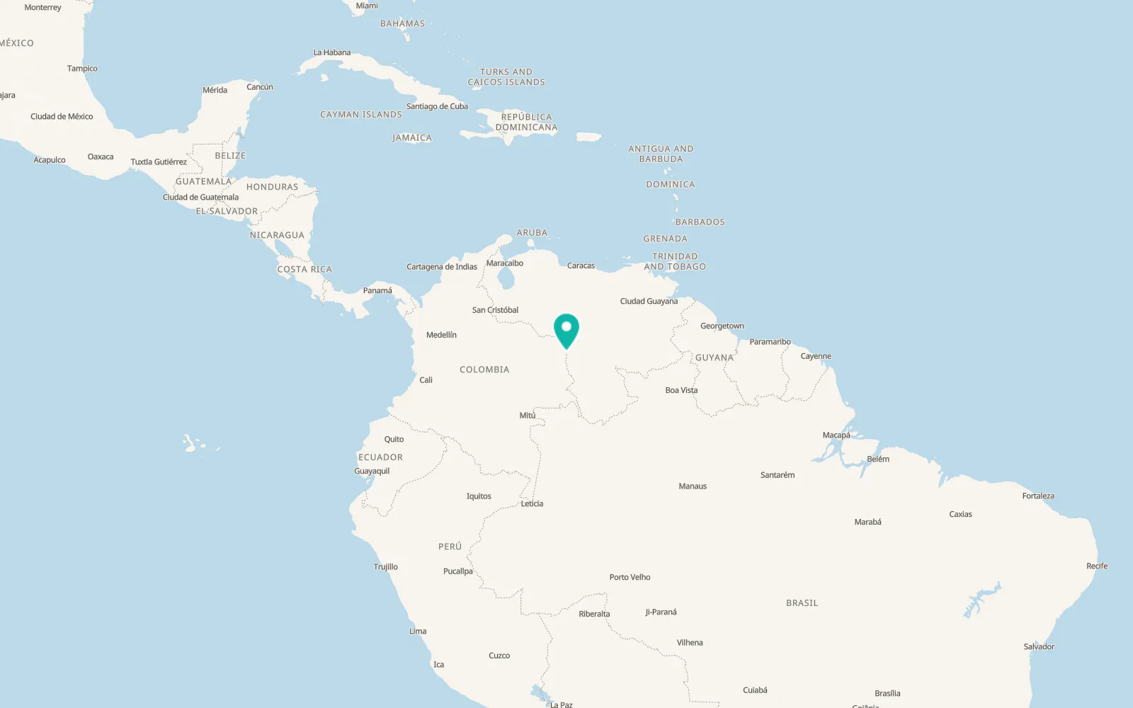 Map of Isla Ratón