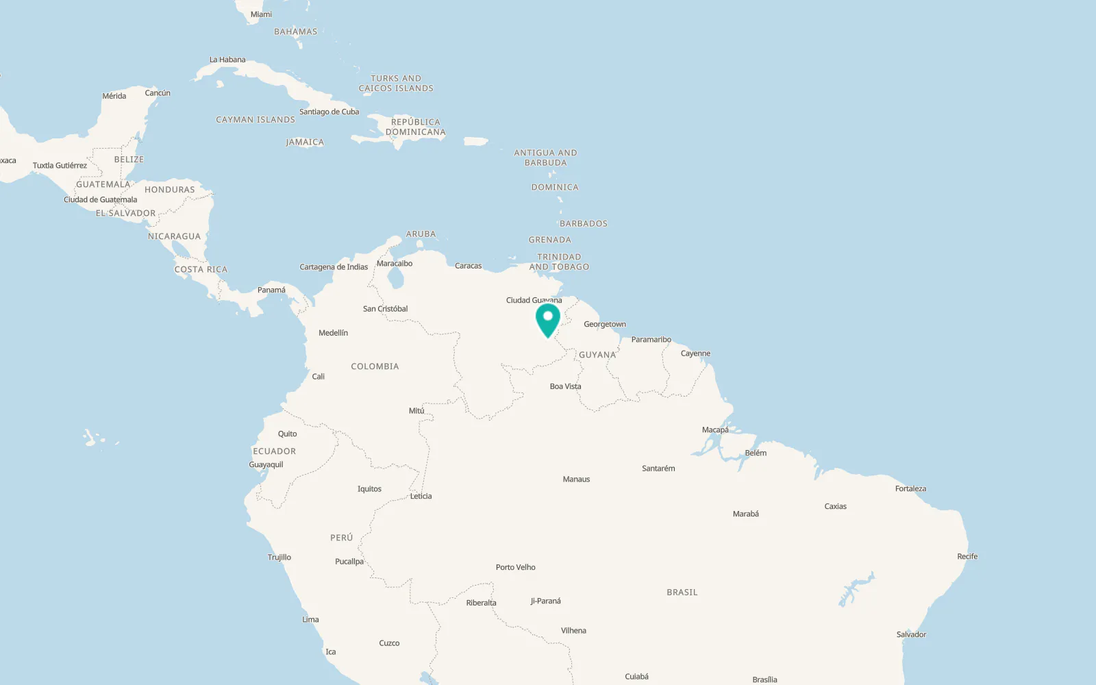 Map of Kanavayén