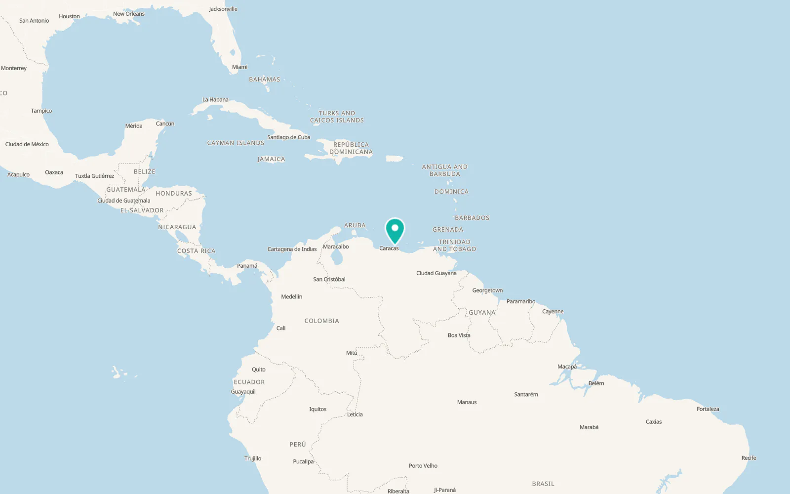 Map of La Sabana