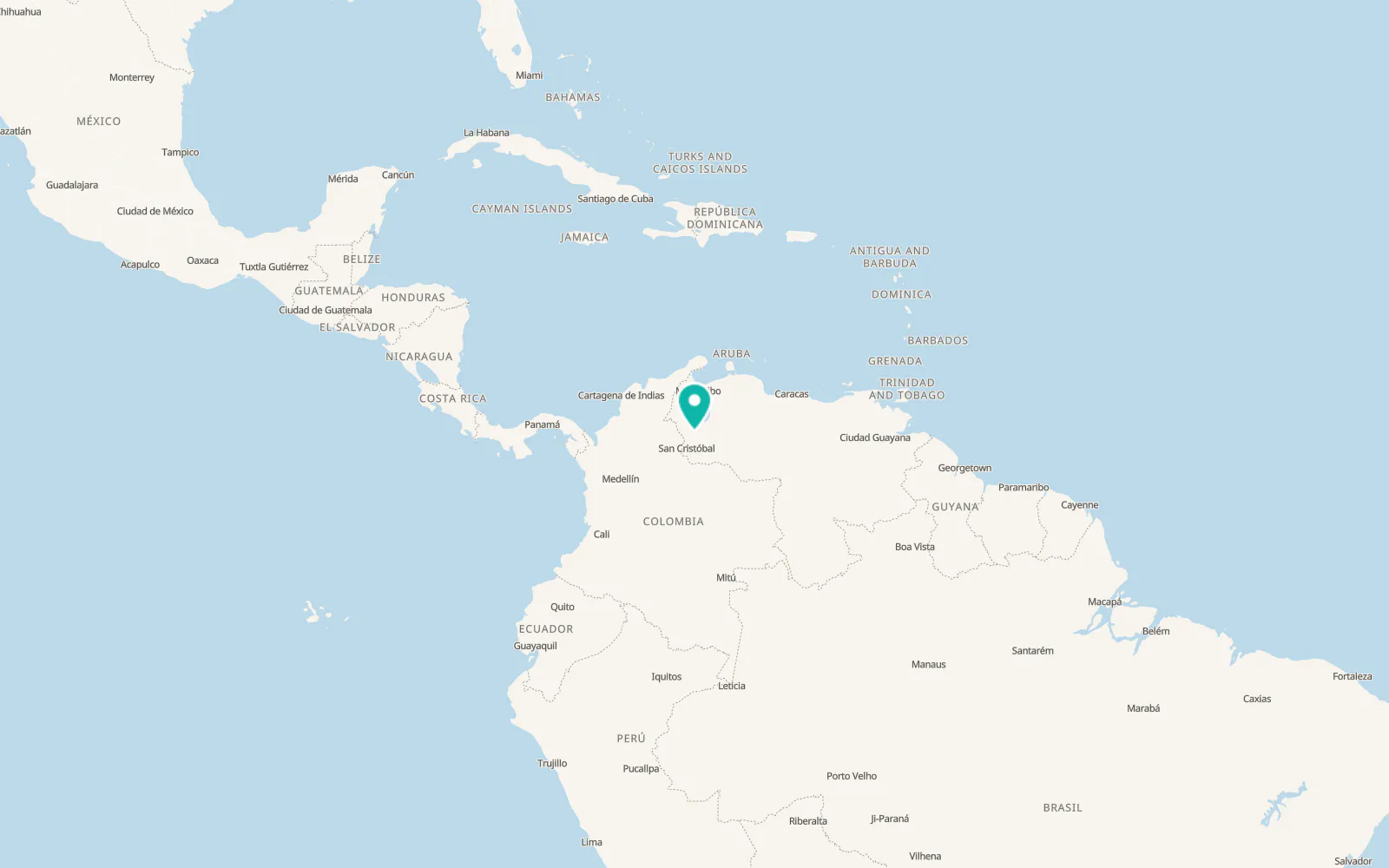 Map of La Tendida