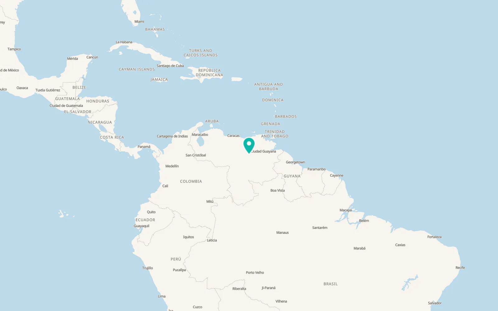 Map of Mapire