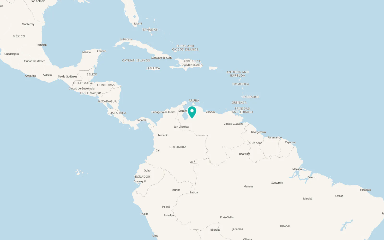 Map of Masparrito