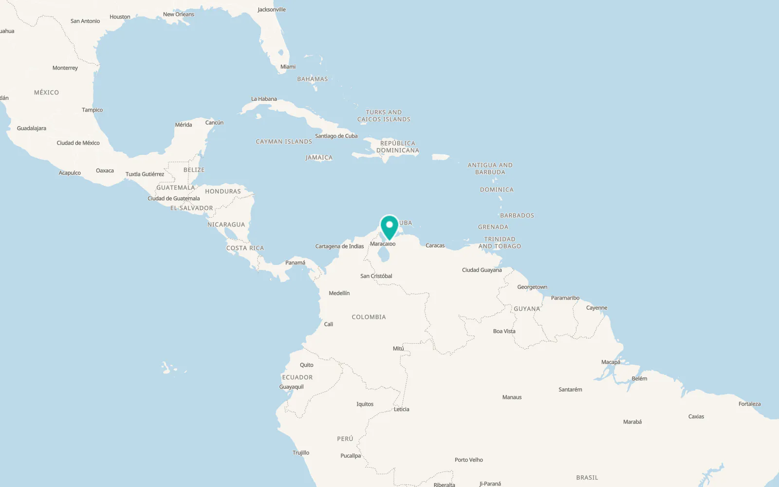 Map of Mene de Mauroa