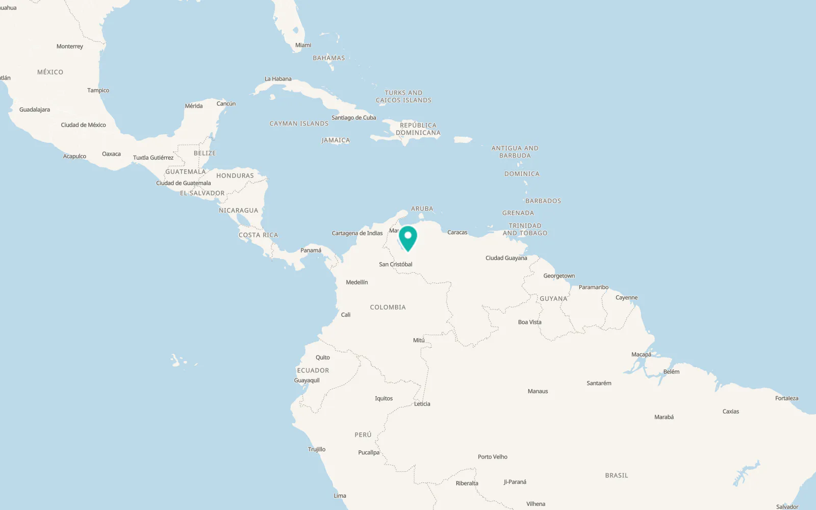 Map of Mérida