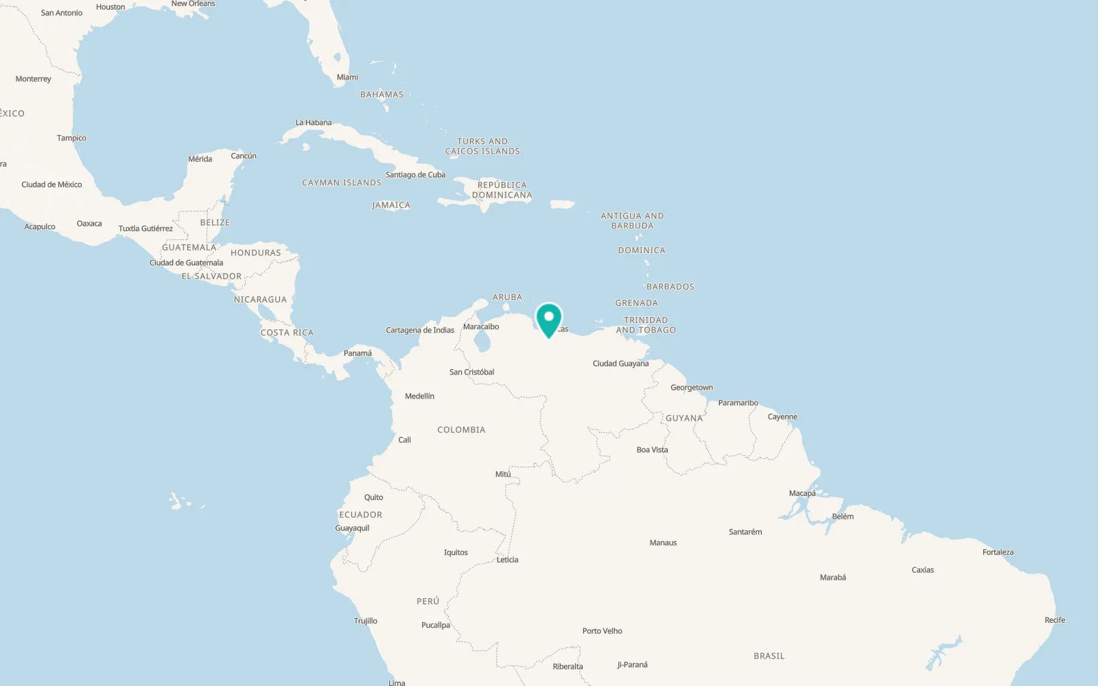Map of Ortiz