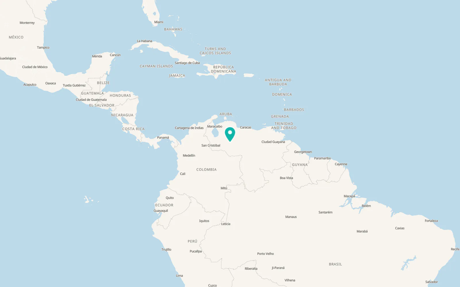 Map of Puerto de Nutrias
