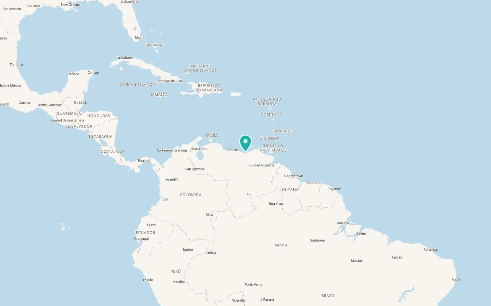Map of Puerto Píritu