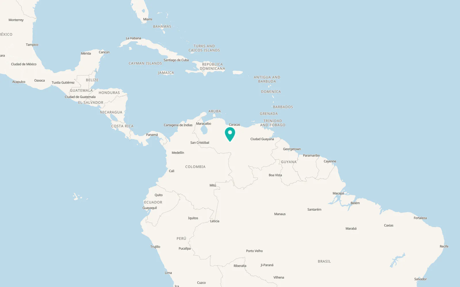 Map of San Juan de Payara