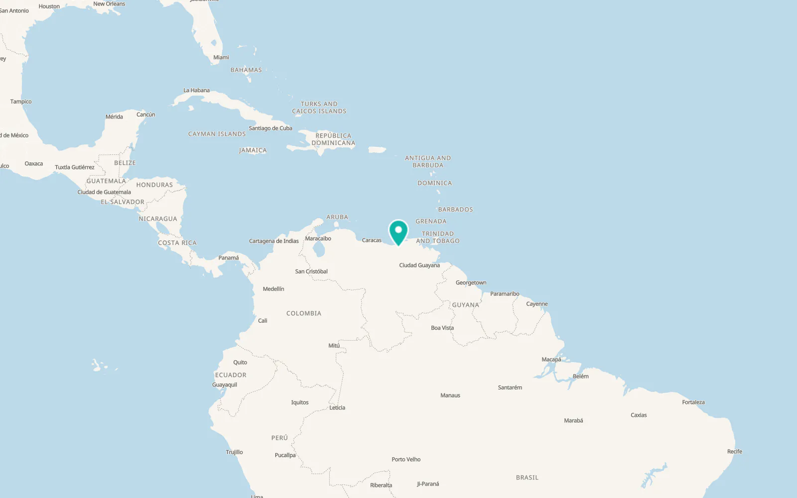Map of San Mateo