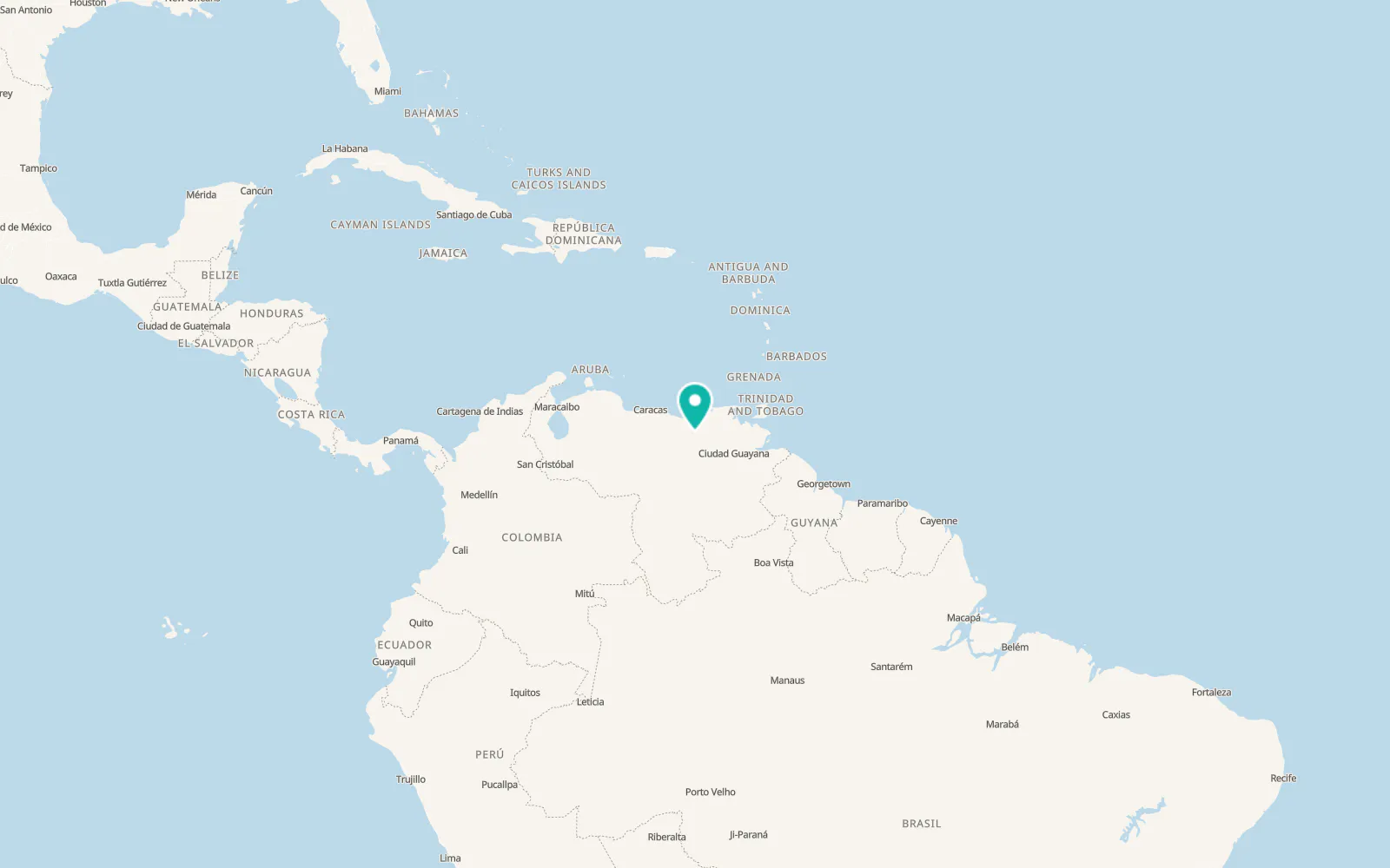Map of Santa Ana